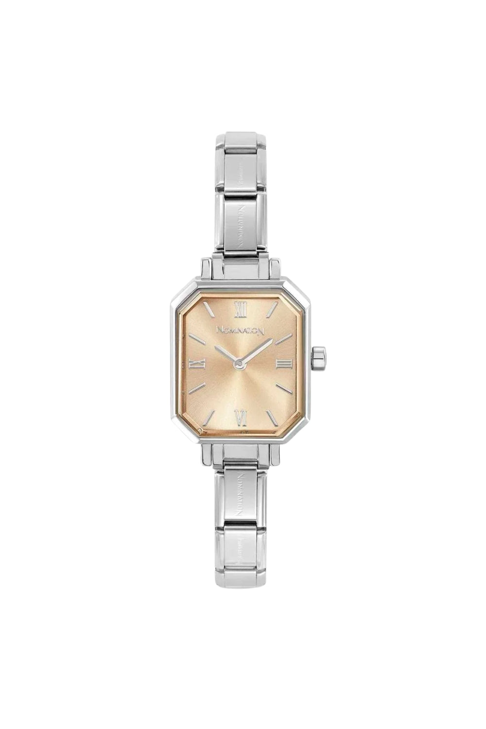 Paris Rectangular Steel Watch New Yellow Gold