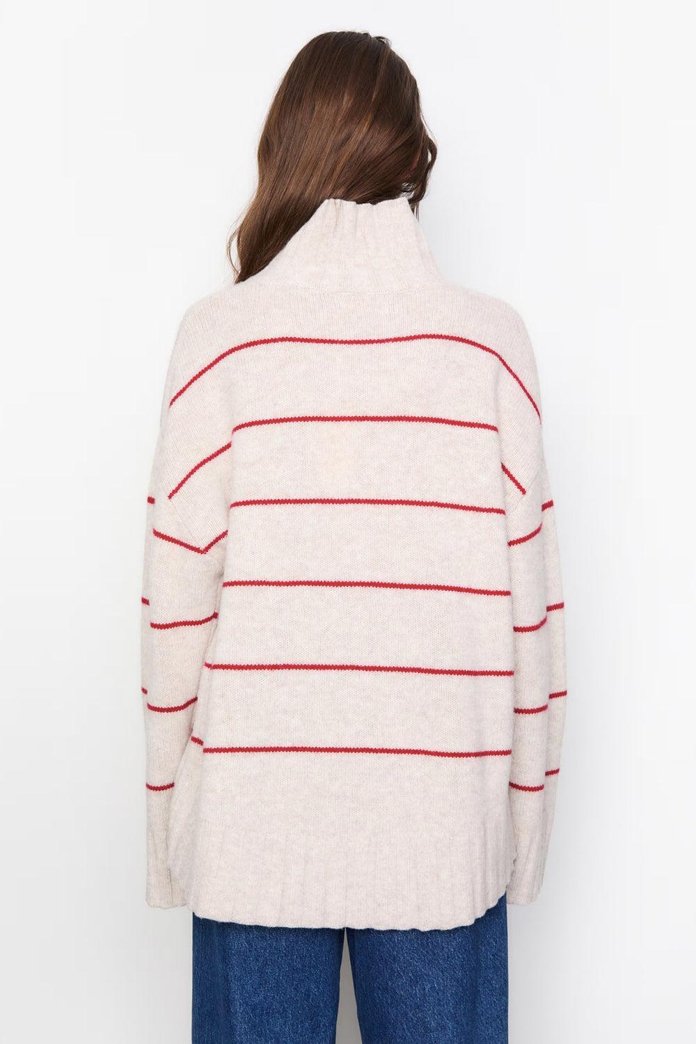 Patsy Knit Red Stripe