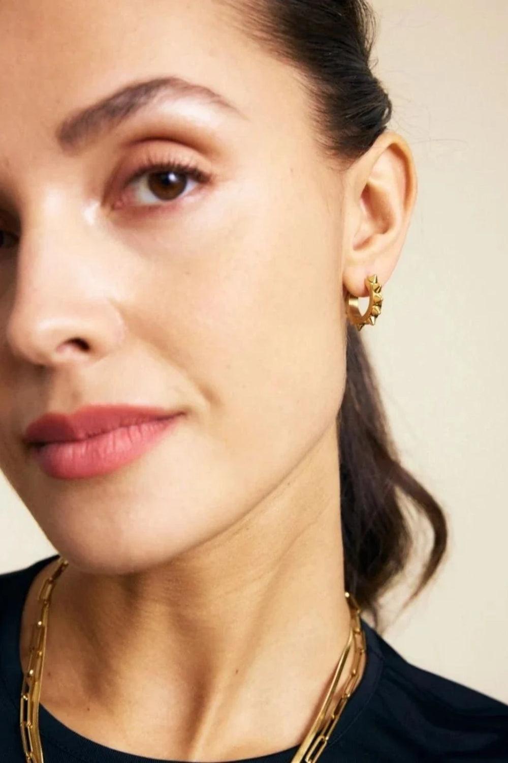 Peak Hoops Icon L Gold