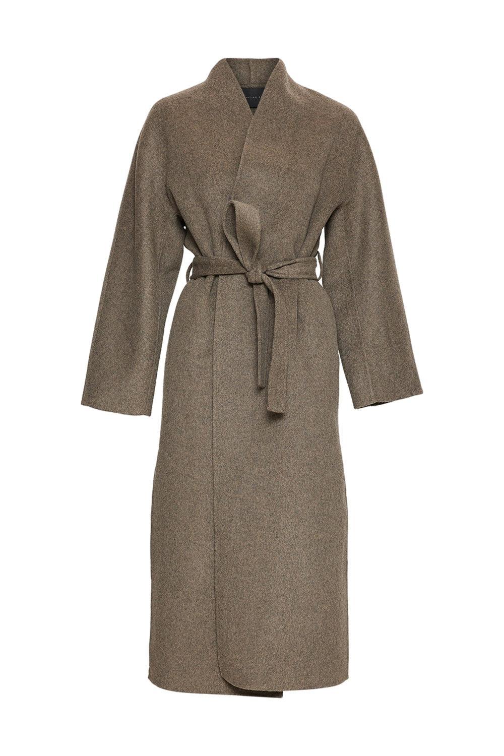 Petra Wool Coat Wood