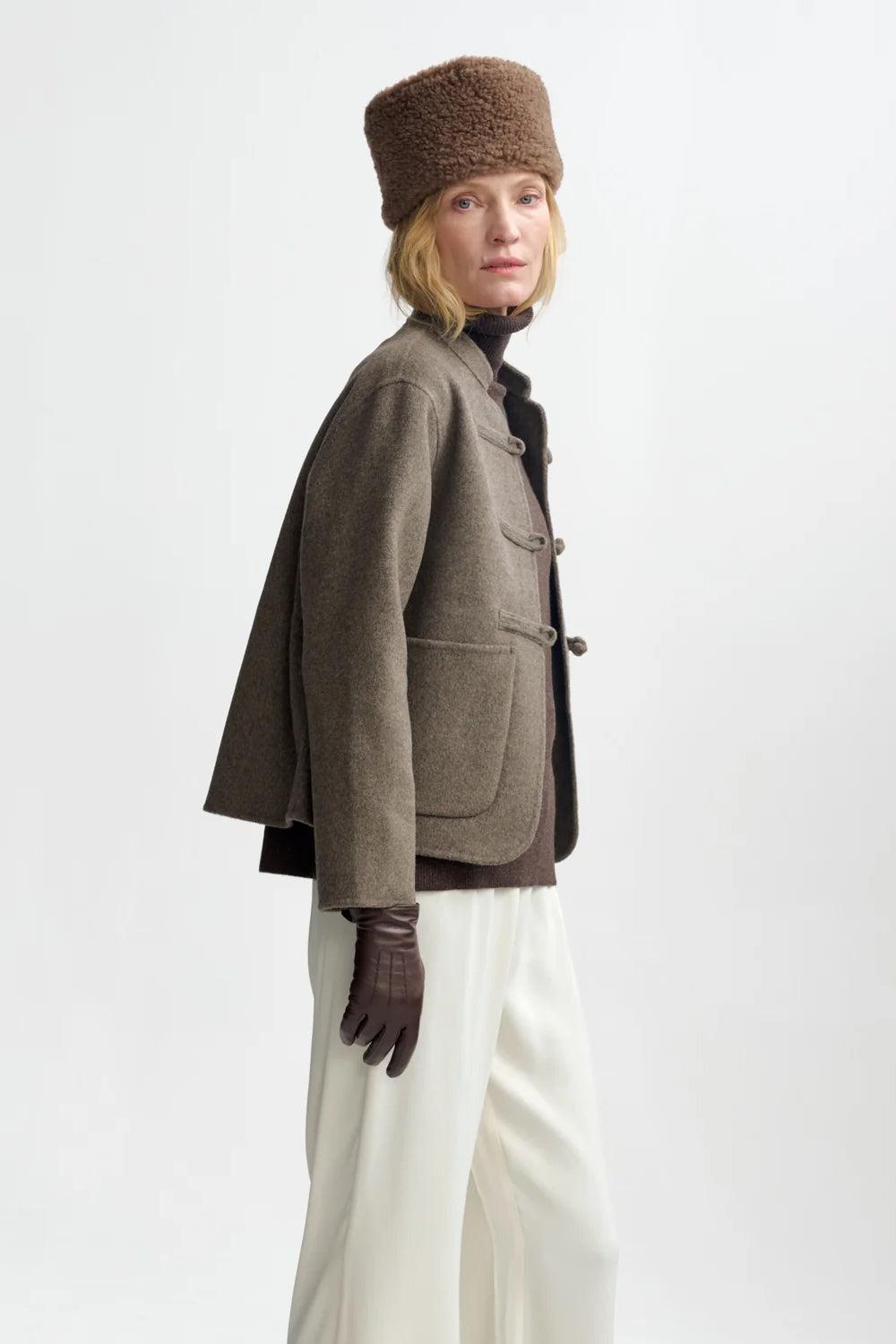 Phoebe Wool Jacket Wood