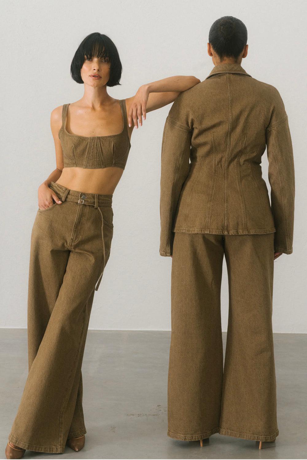 Piazza Trousers Brown