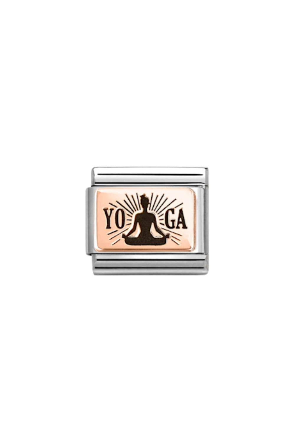 Plates 9K Rose Gold Yoga Meditation