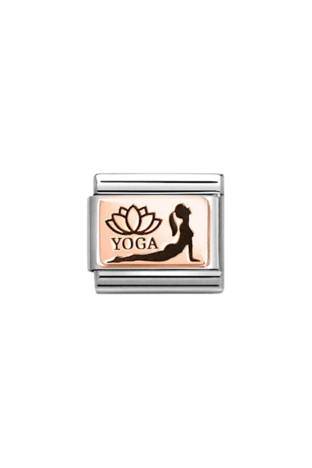 Plates 9K Rose Gold Yoga Profile
