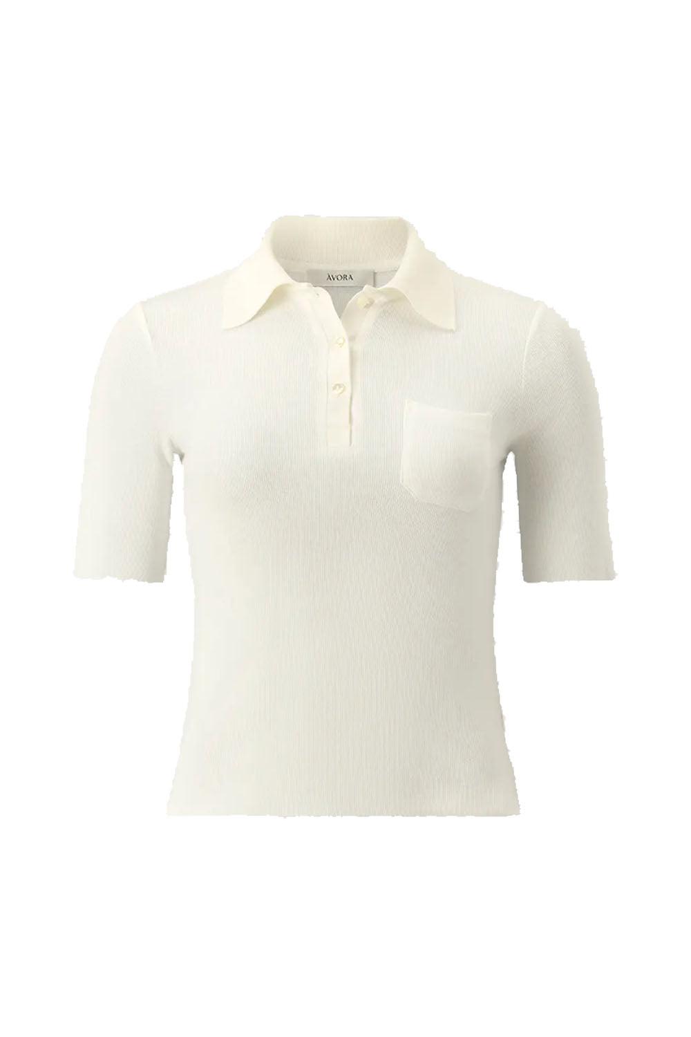 Polo Tee White