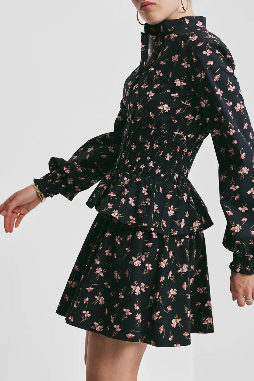 Poplin mini skirt Petal