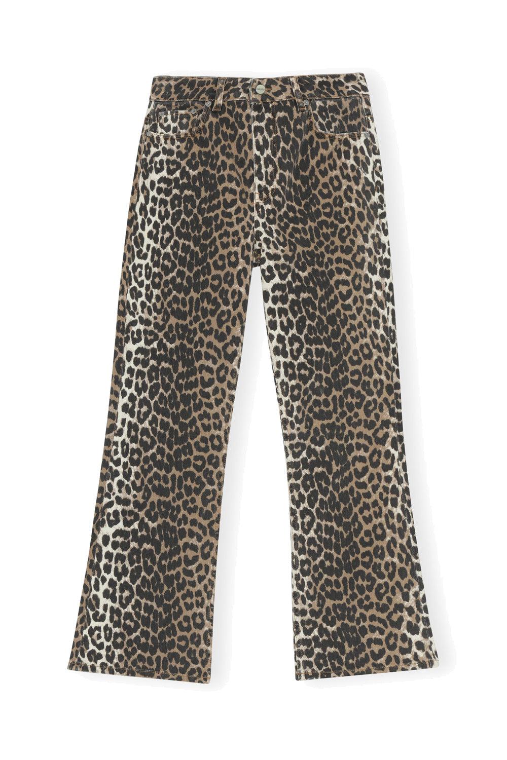 Print Denim Angi Leopard