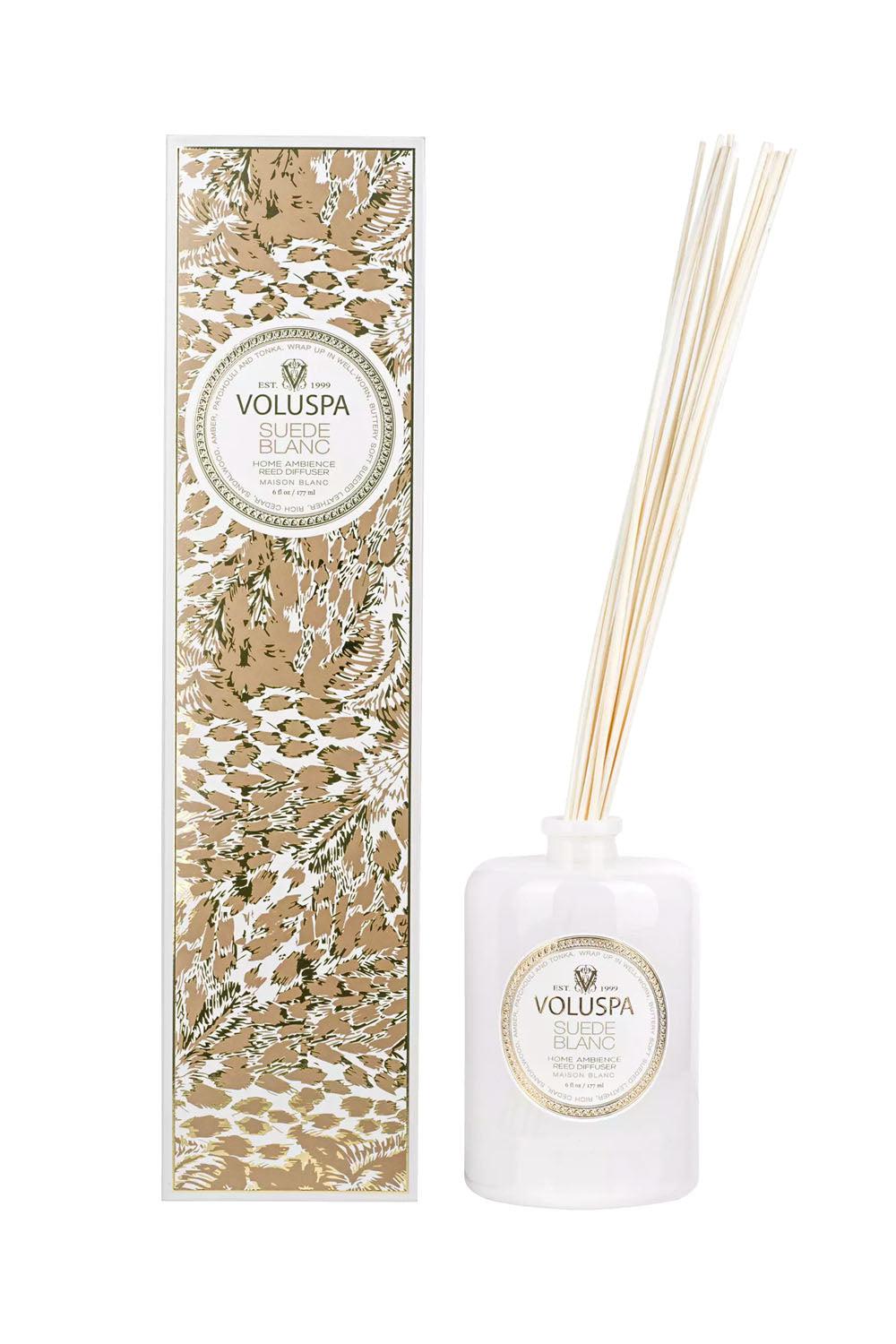 Reed diffuser Suede Blanc
