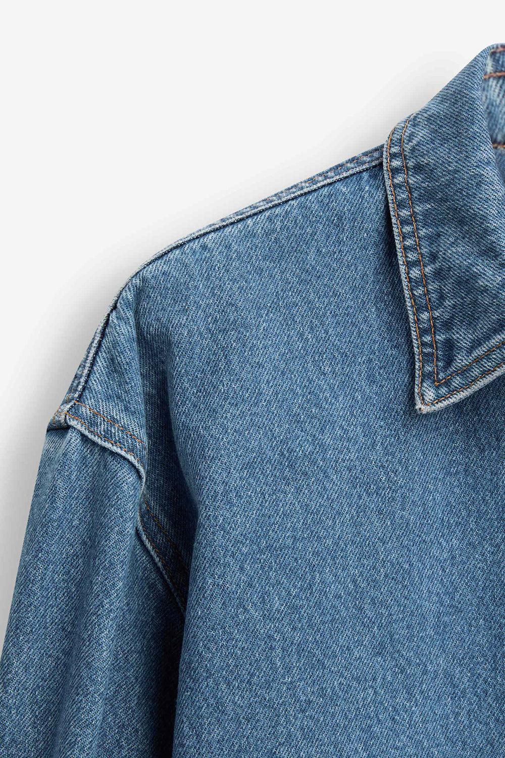 Reign Denim Overshirt Blue