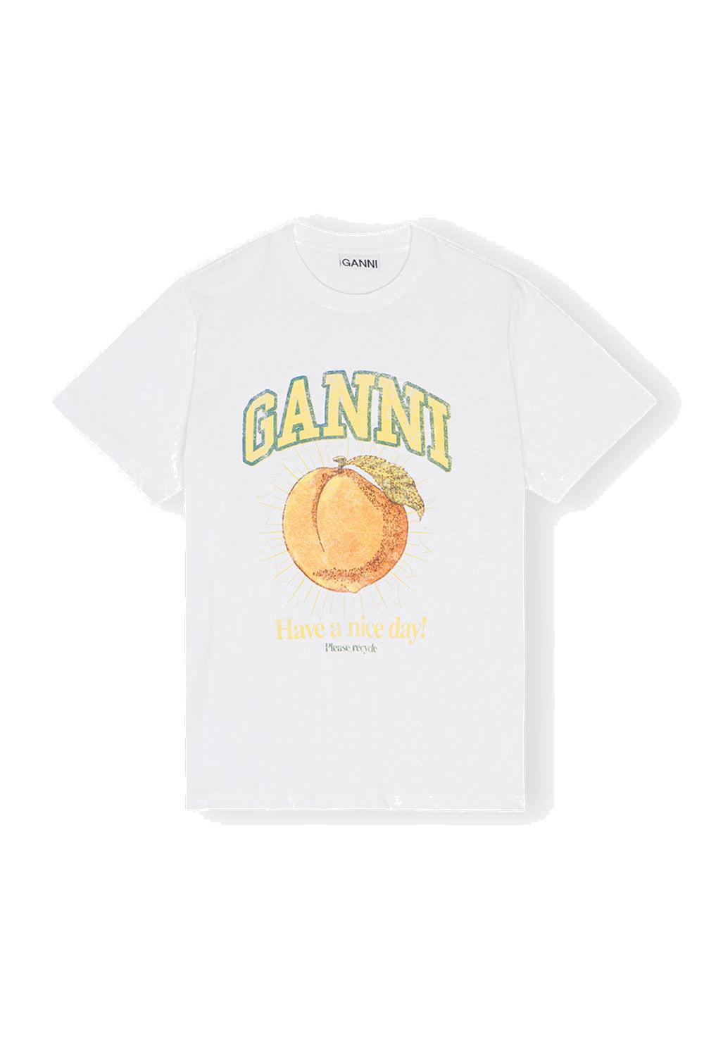 Relaxed Peach T-shirt Bright White