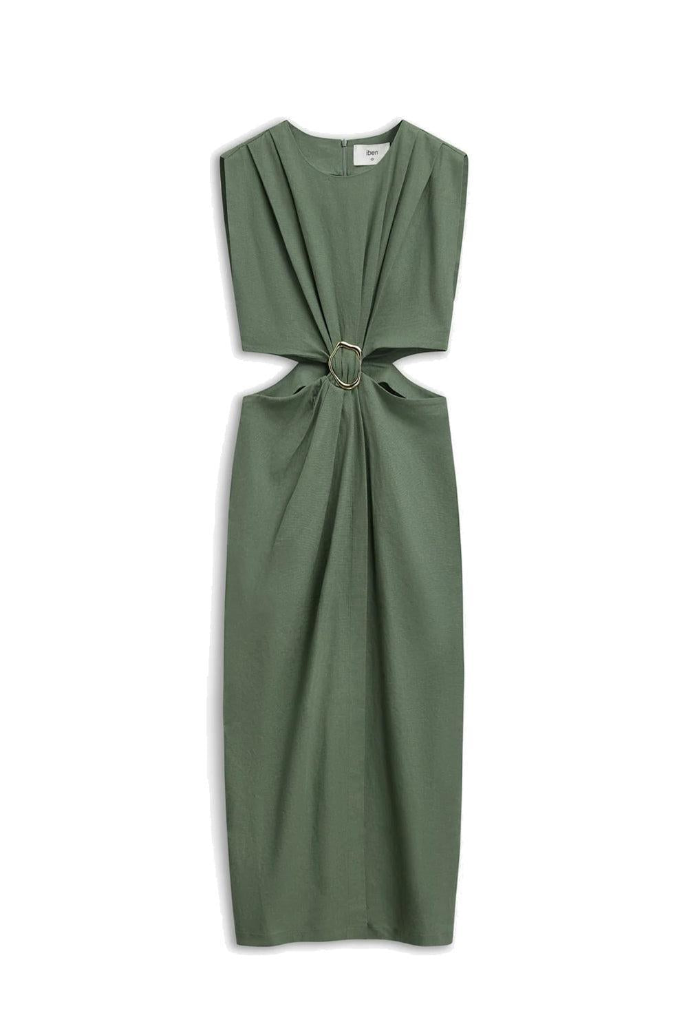 Riviera Dress Olive Green