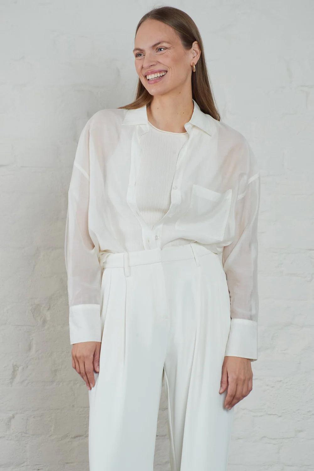 Rocha Sheer Shirt Offwhite