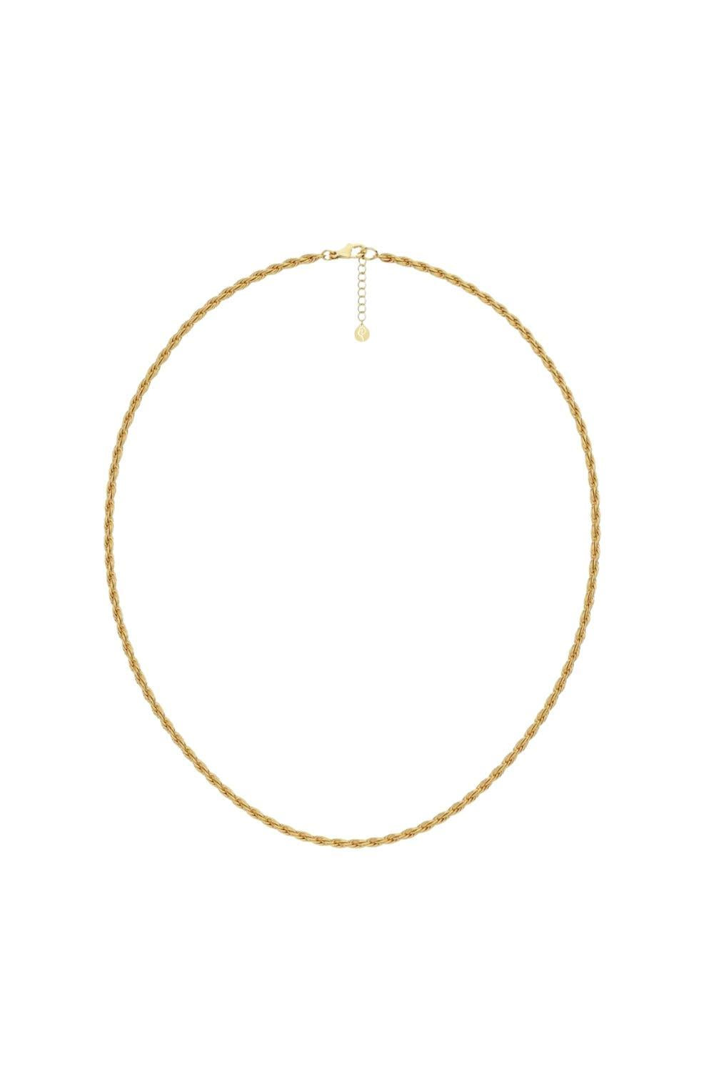 Rope Chain Necklace Gold