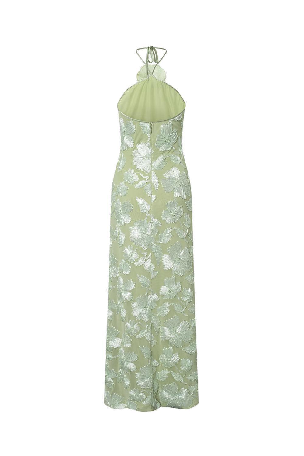 Rose Dress Pale Green