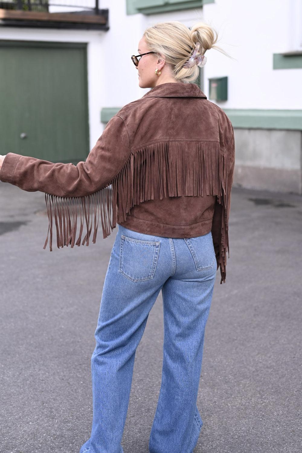 SUE Goat Suede Sturdy Marrone