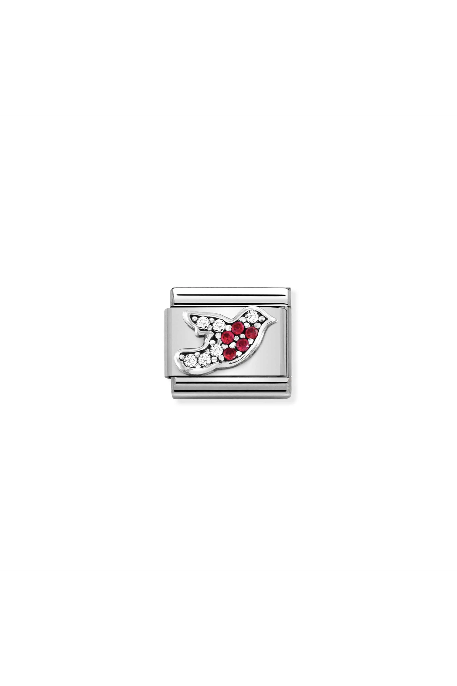 SYMBOLS 925 sterling silver CZ Robin