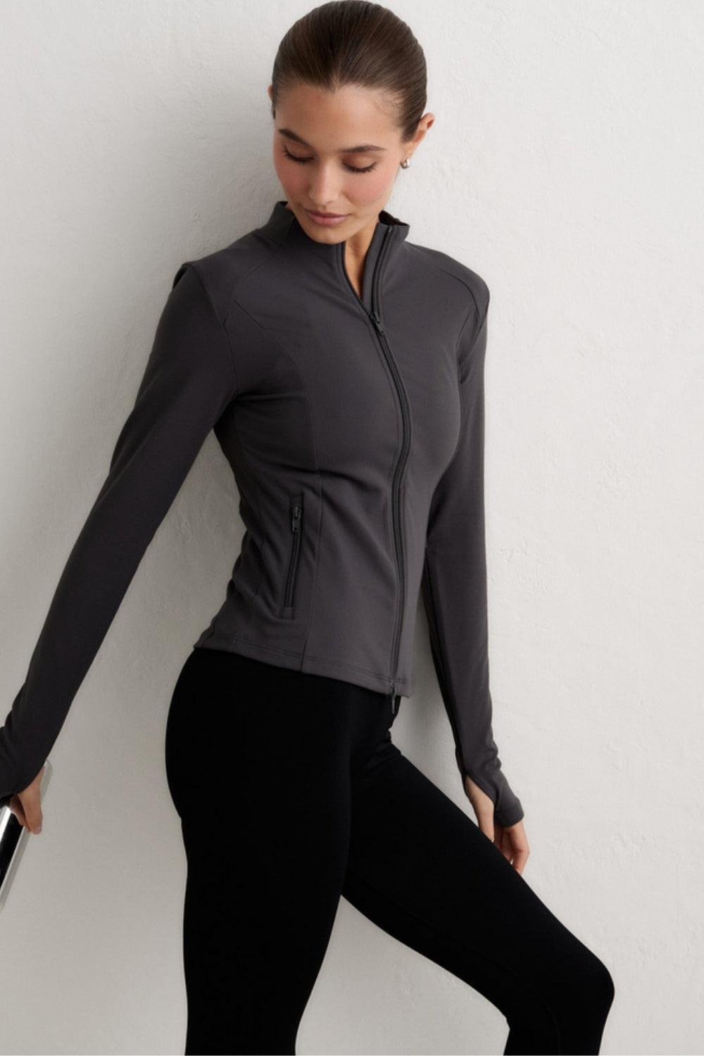 Sense Zip Jacket Shadow Grey