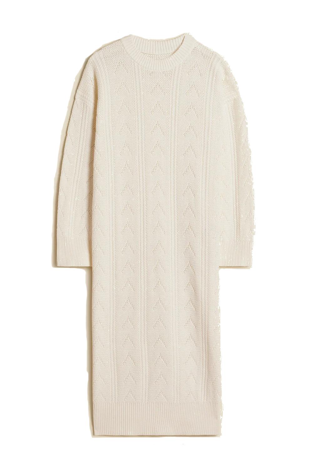 Serena Knit Dress White