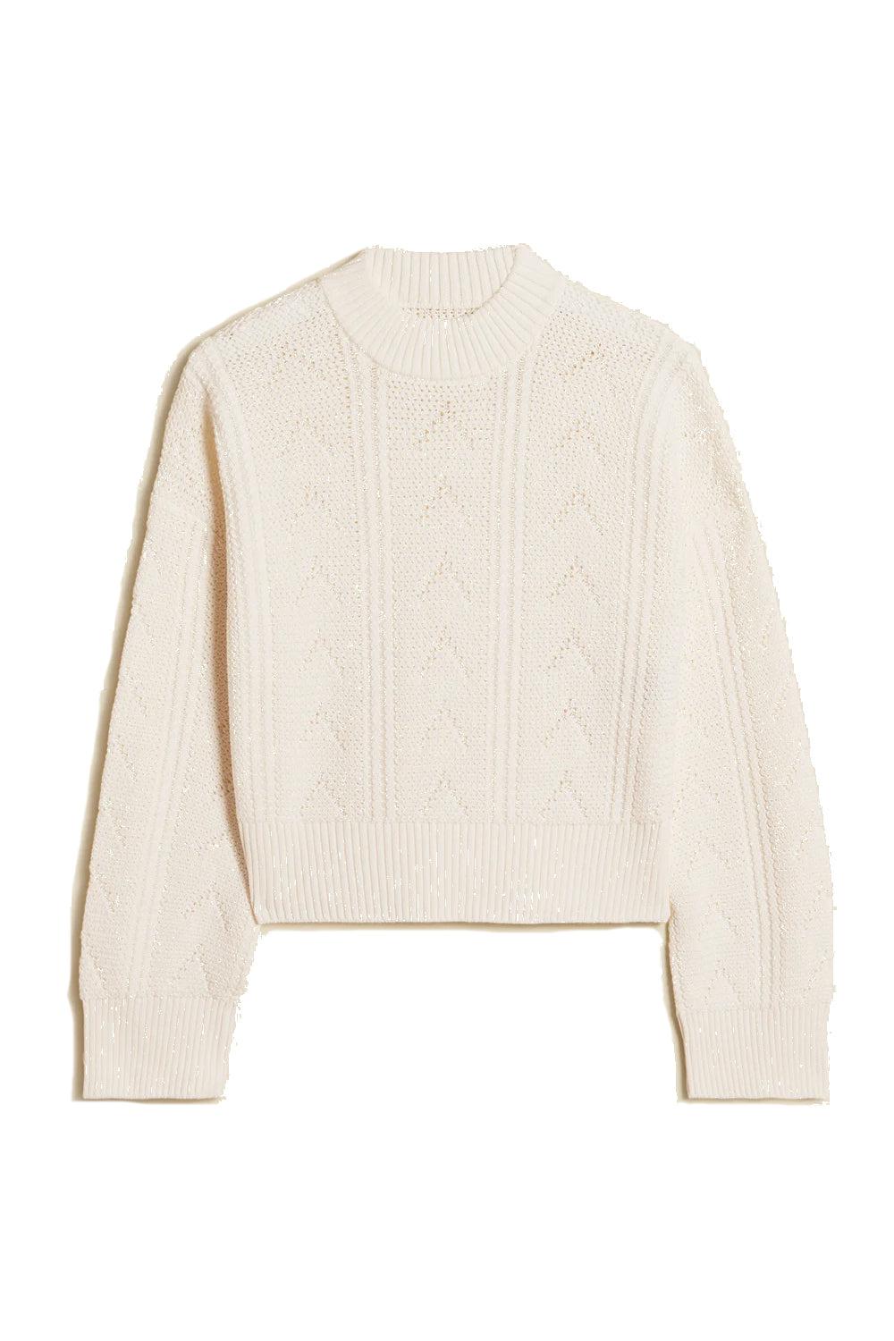 Serena Knit Sweater White