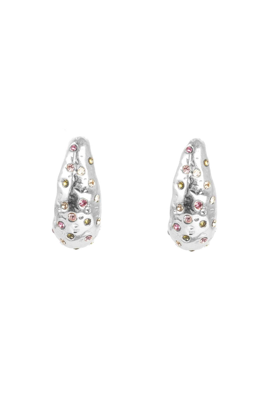 Shimmer hoops Silver