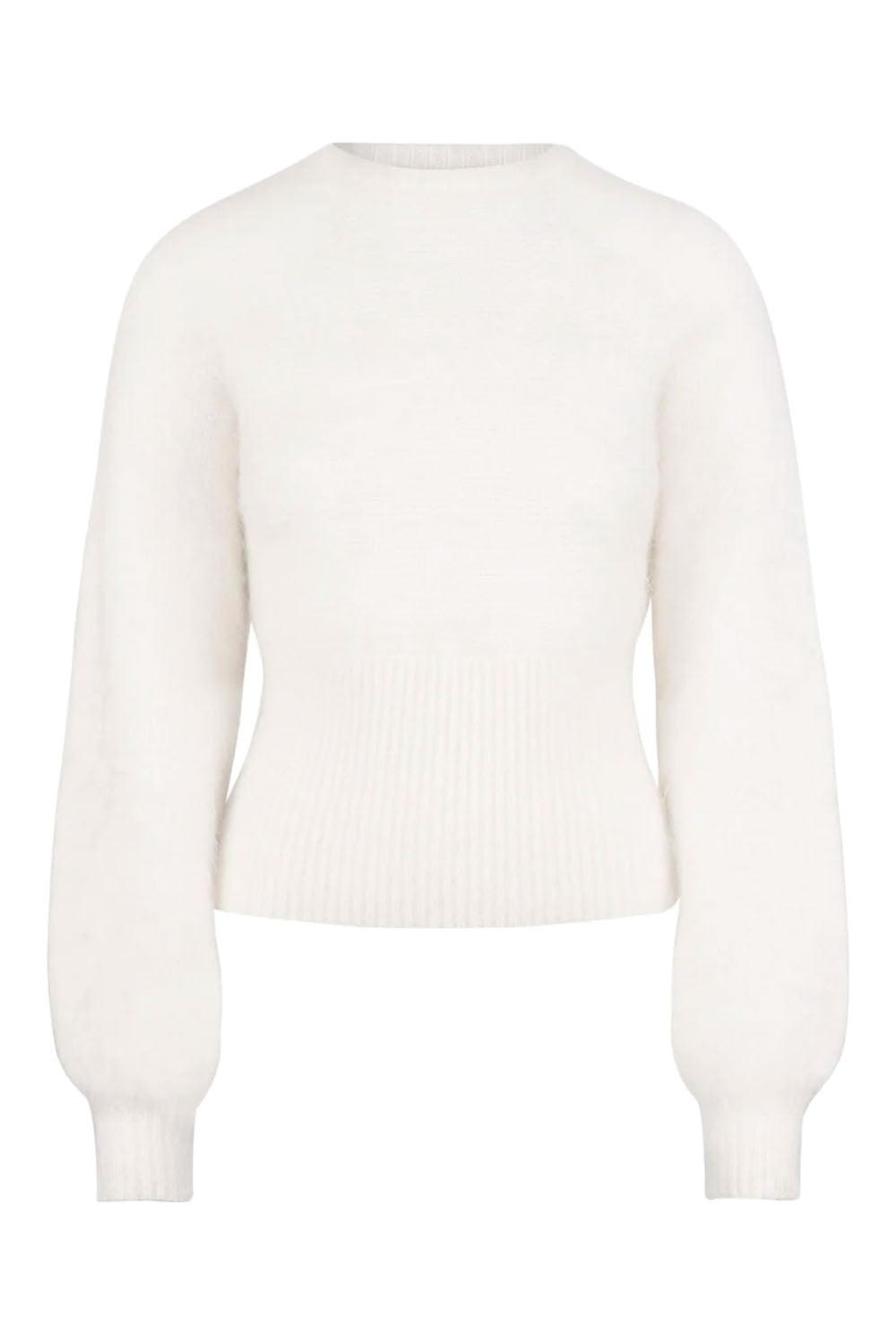 Sima chunky sweater White