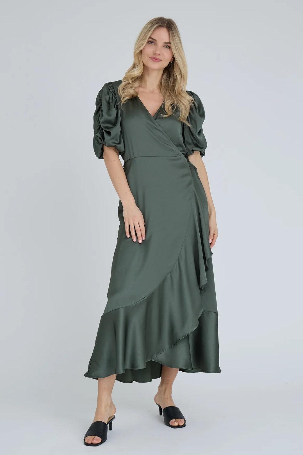 Sinda Dress Dark Green