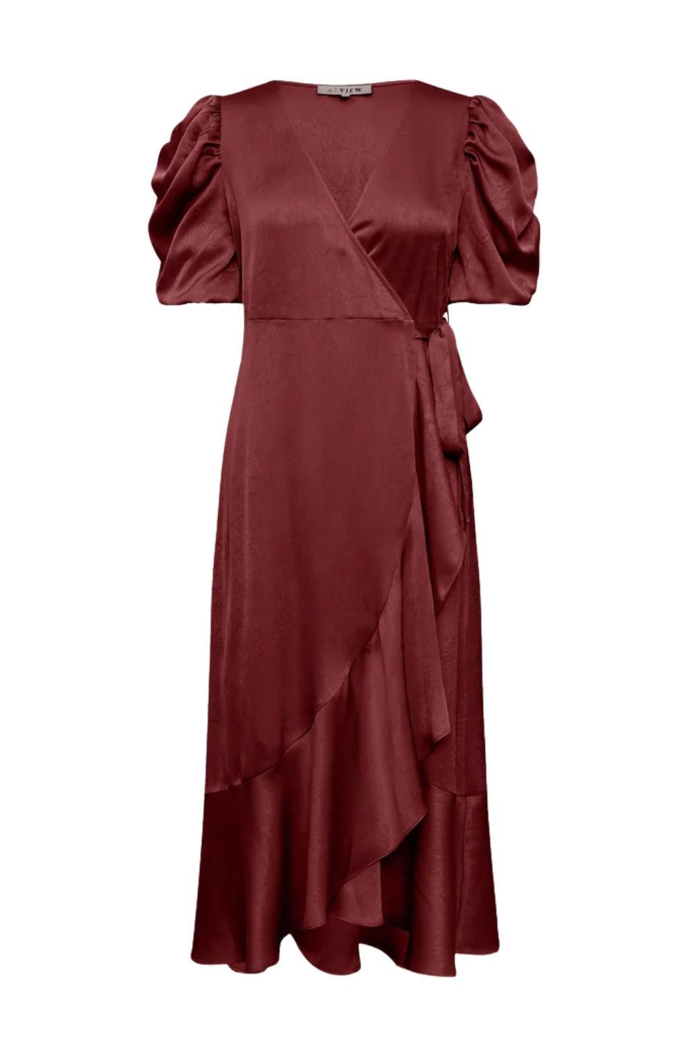 Sinda Dress Deep Burgundy
