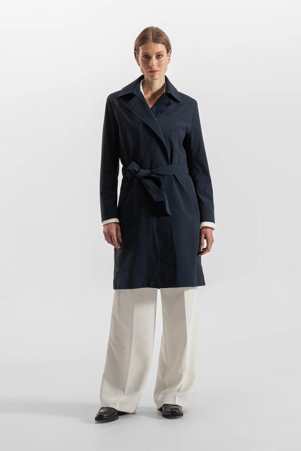 Skylar Trench Coat Navy