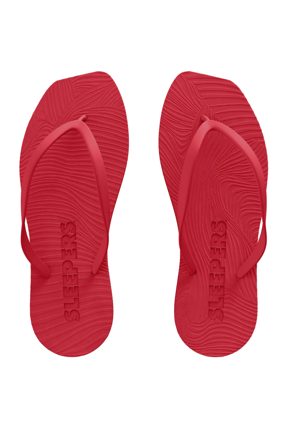 Sleepers Tapered Red Flip Flop