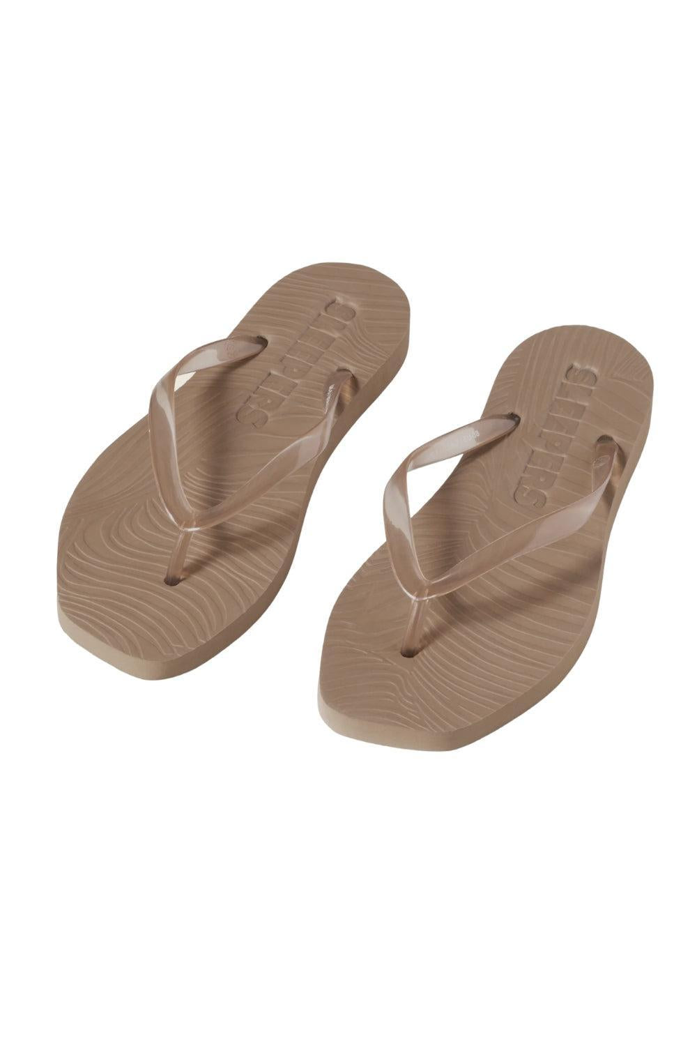 Sleepers Tapered Sand Trans Flip Flop