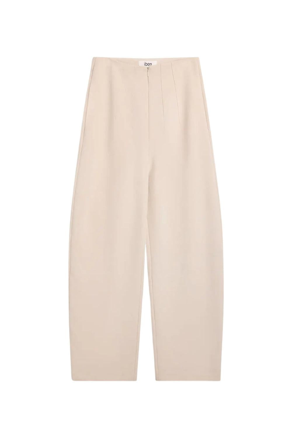 Smooth Barrel Pants Ivory