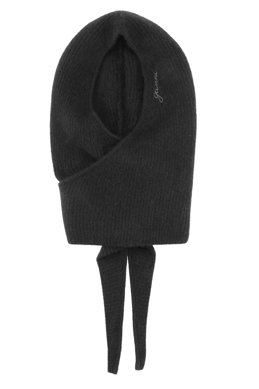 Soft Wool Balaclava Black