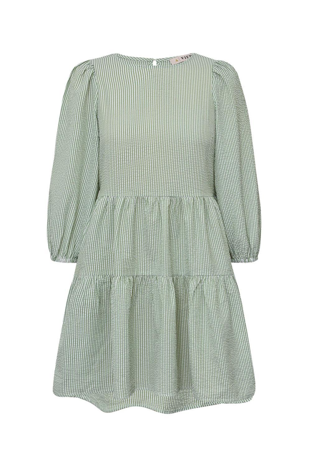 Sonja Dress White/Green