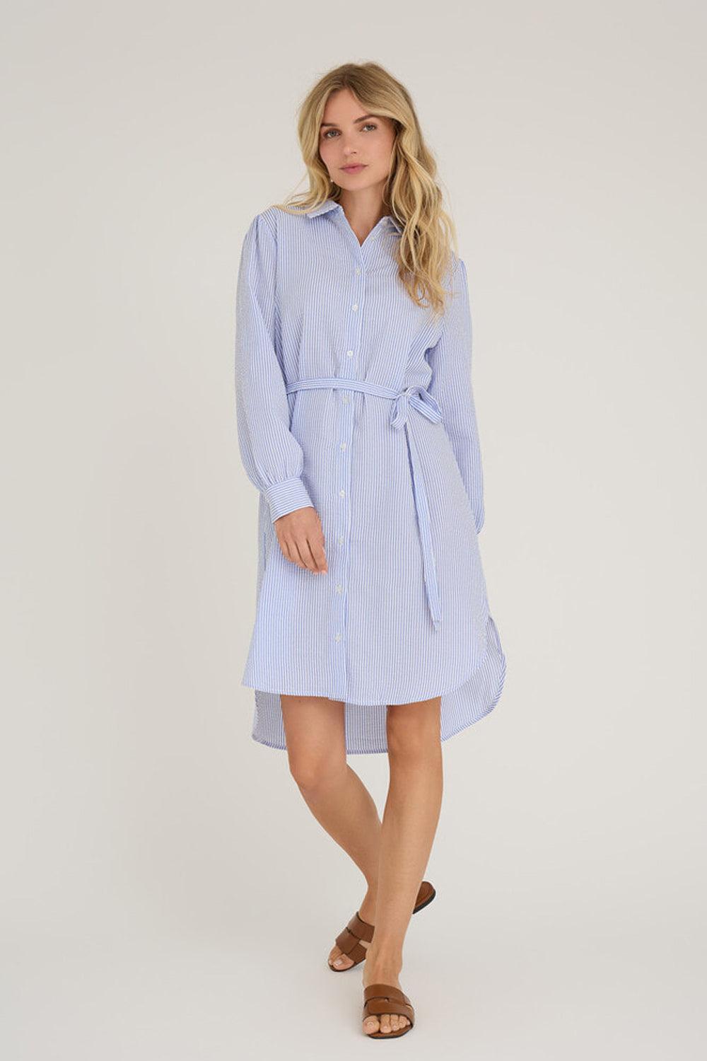 Sonja Shirt Dress Blue/White Stripe