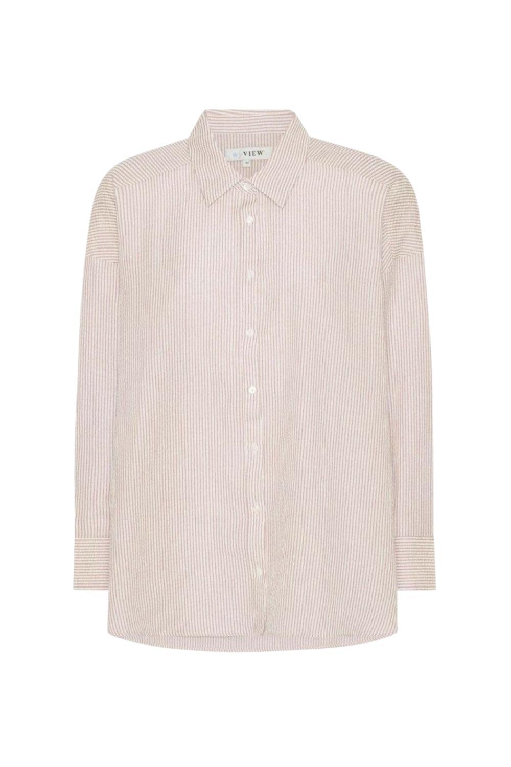 Sonja Shirt Sand/White