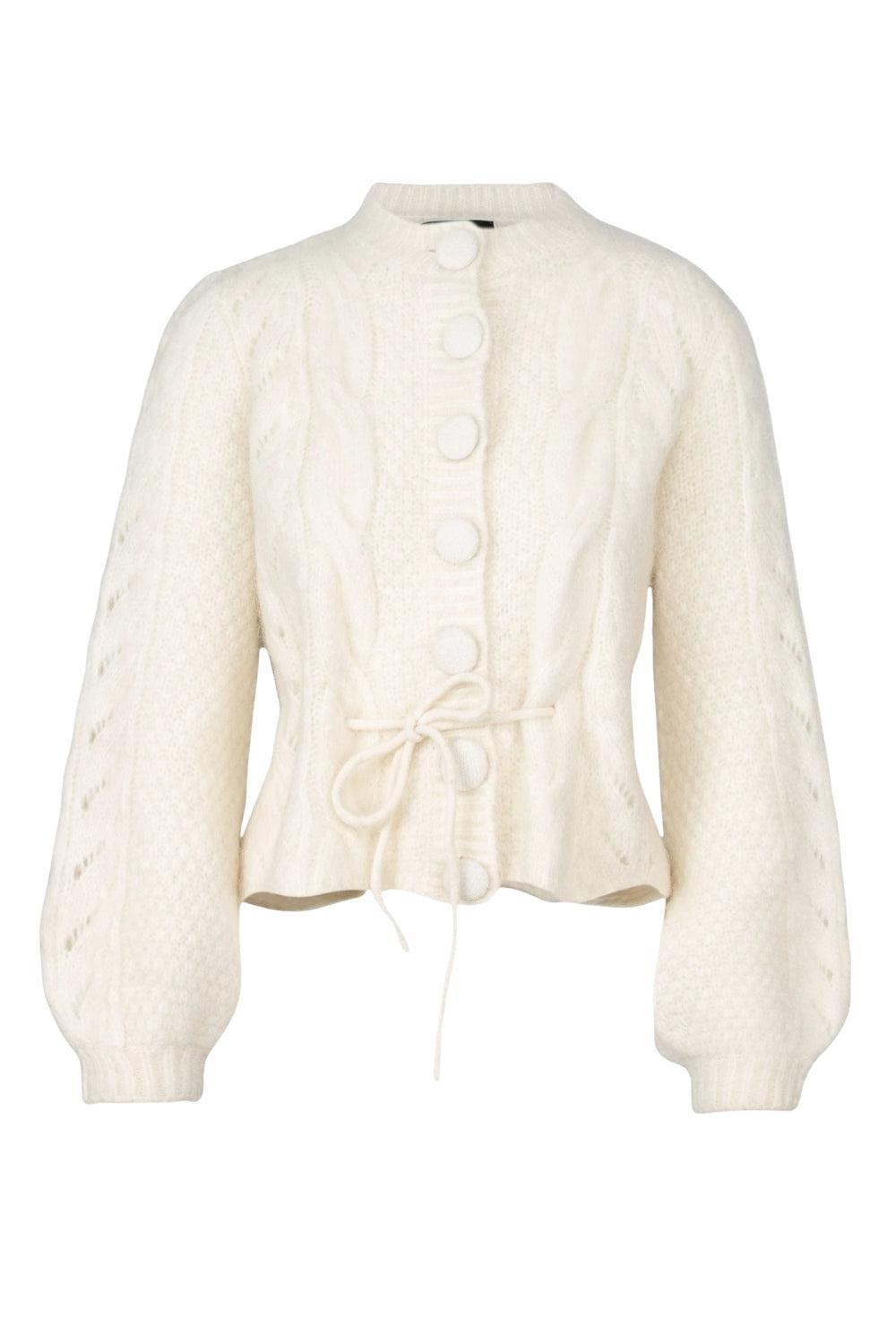 Sophia Chunky Cardigan Bright White