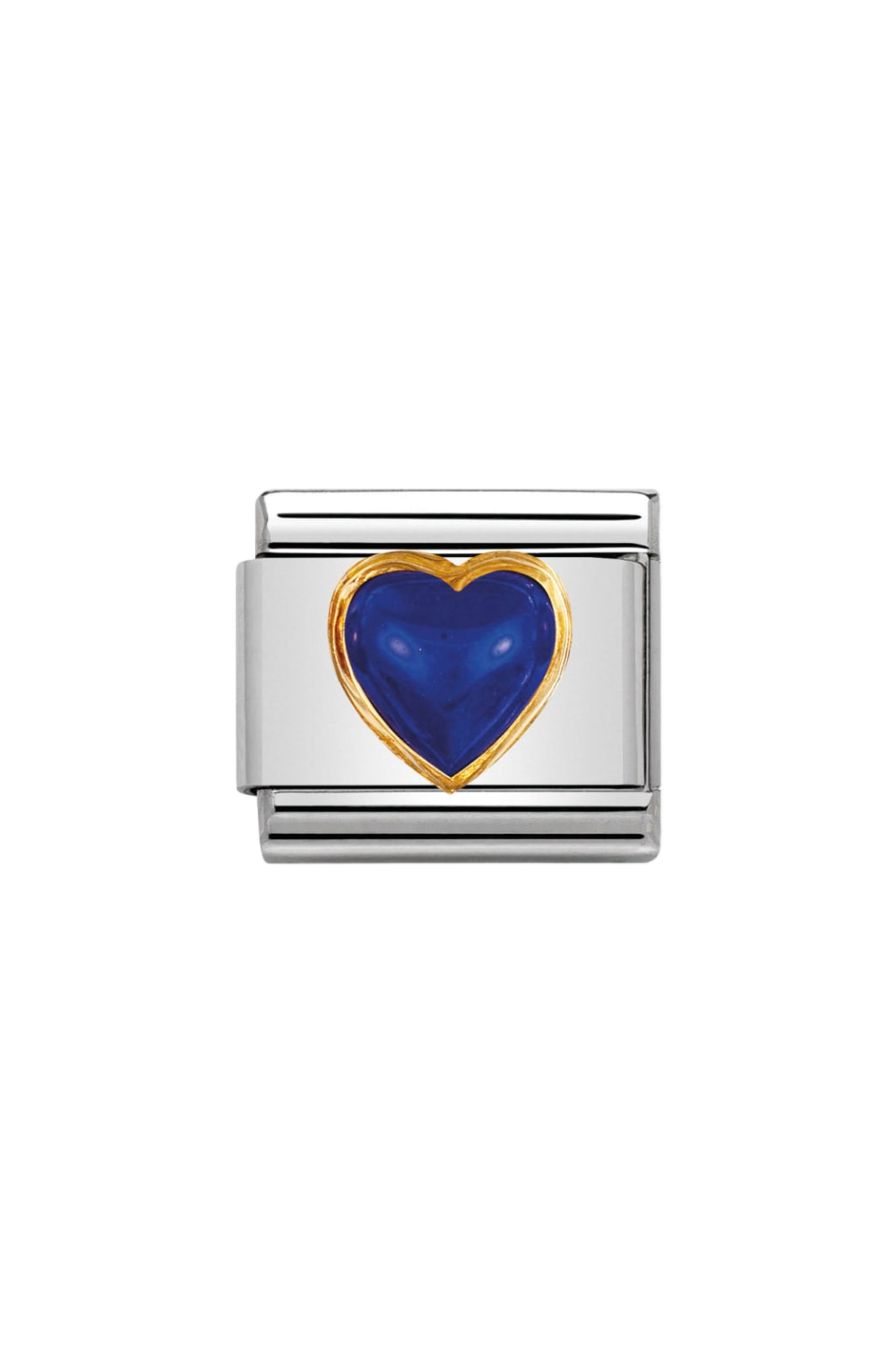 Stones Heart 18k Gold & Lapis