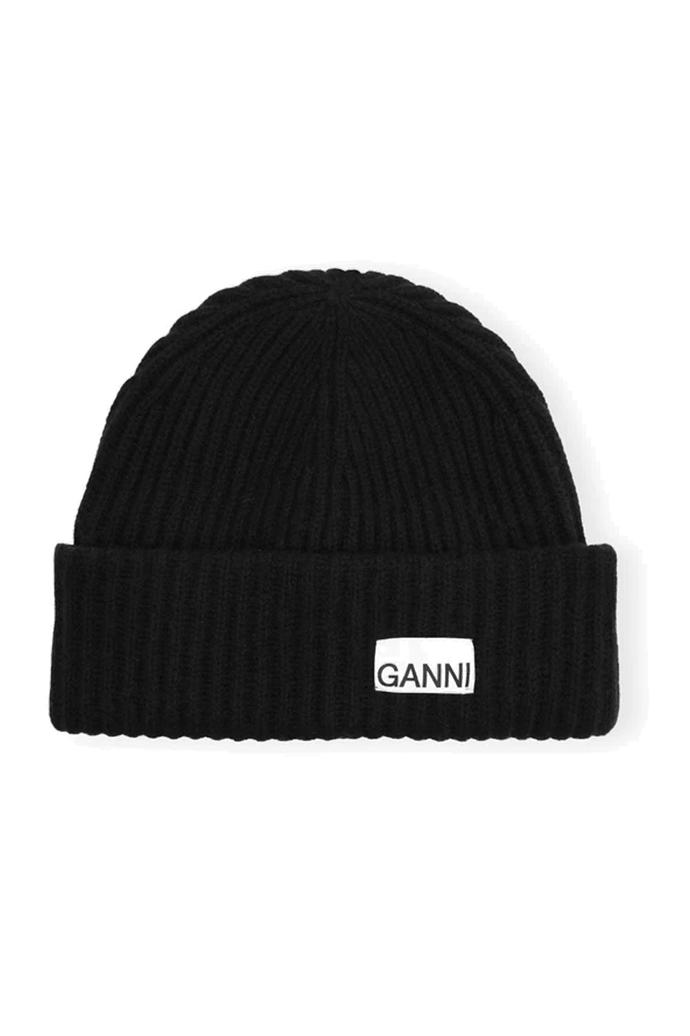 Structured Rib Beanie Black