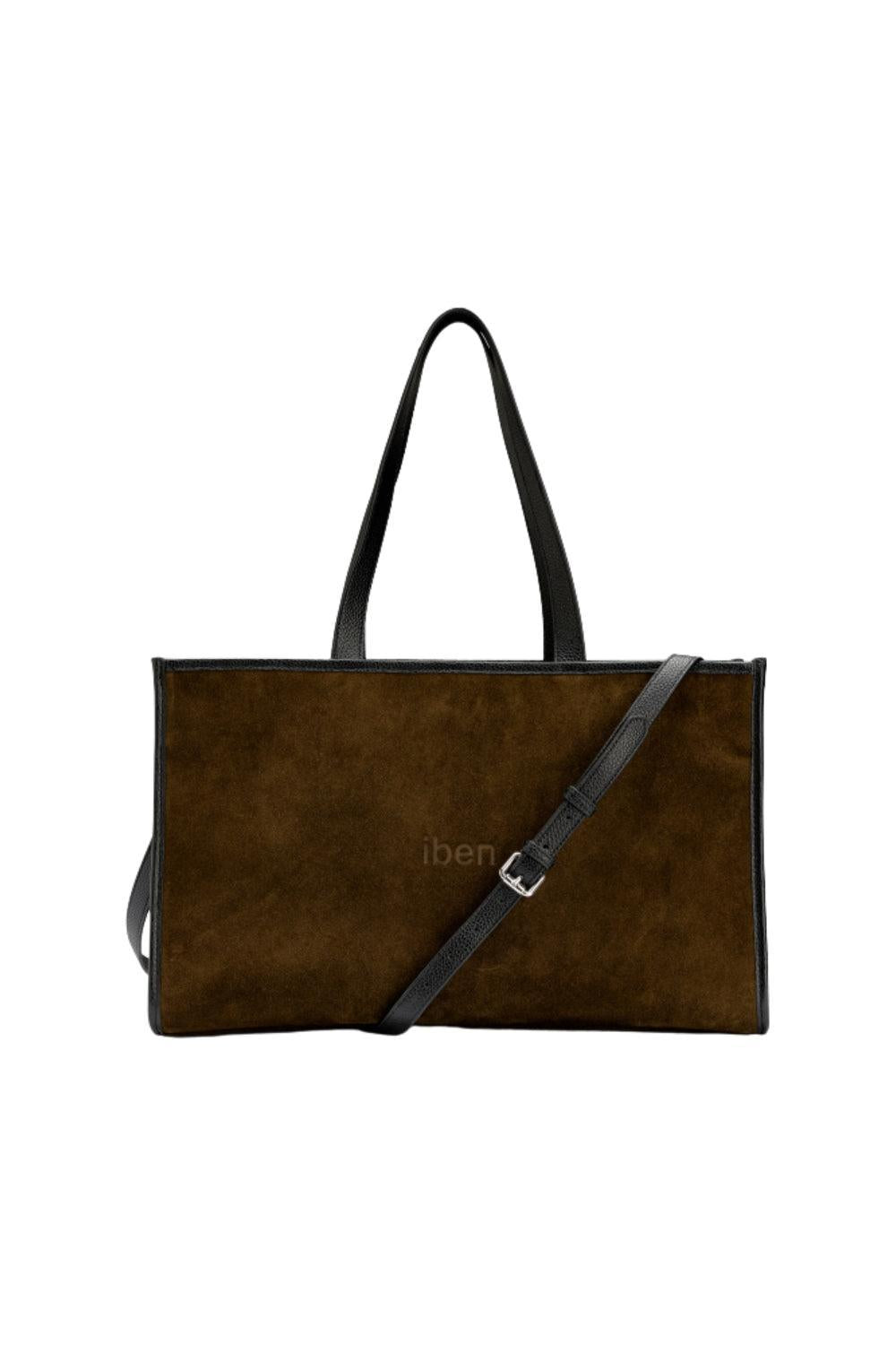 Suede Bag Medium Khaki Brown