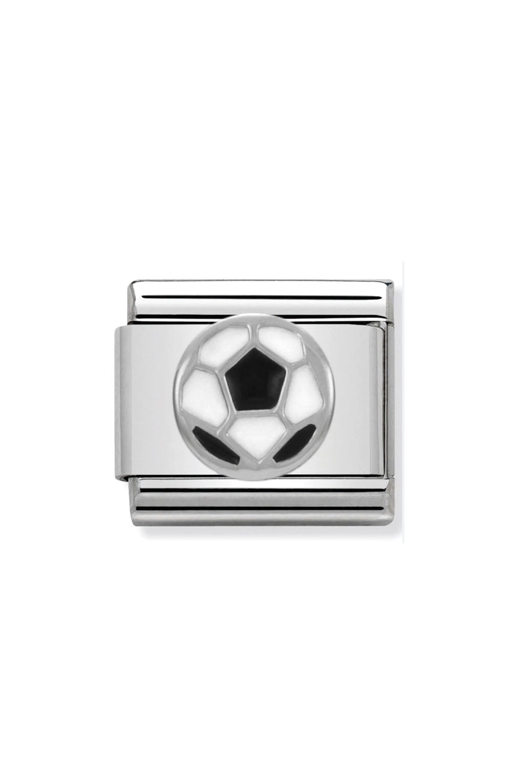 Symbol 925 sterling Silver and Enamel Football