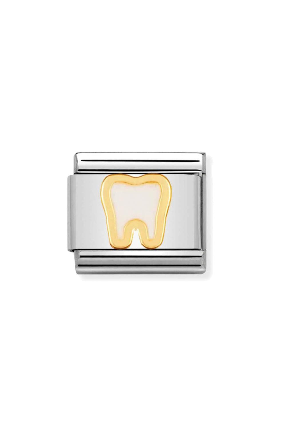 Symbols 18k Gold & Enamel, Tooth