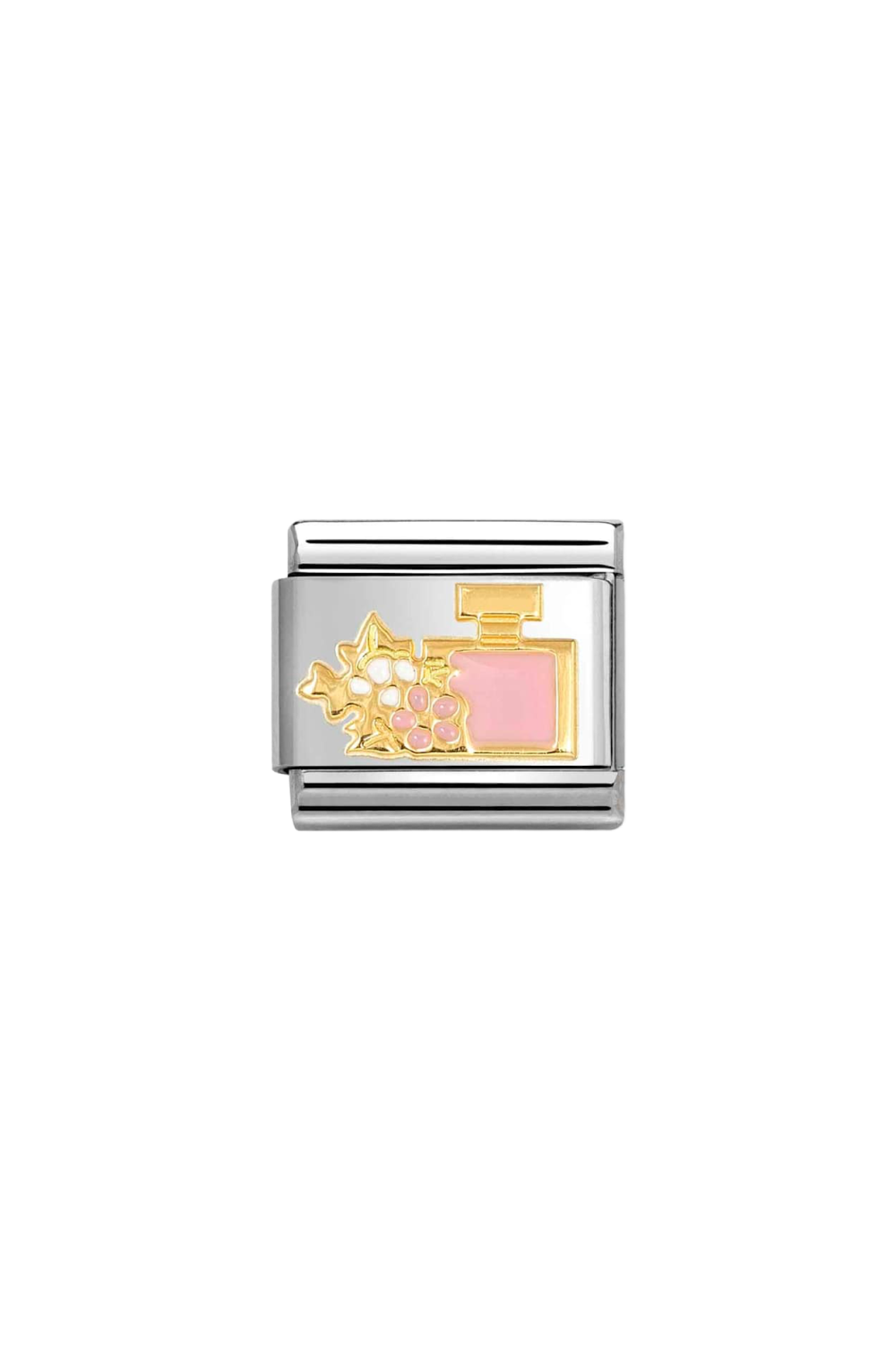 Symbols 18k Gold Perfume with Flower Pink White