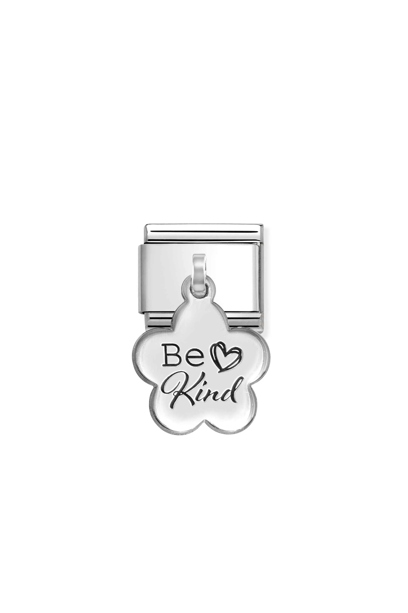 Symbols 925 Sterling Silver Be Kind Flower