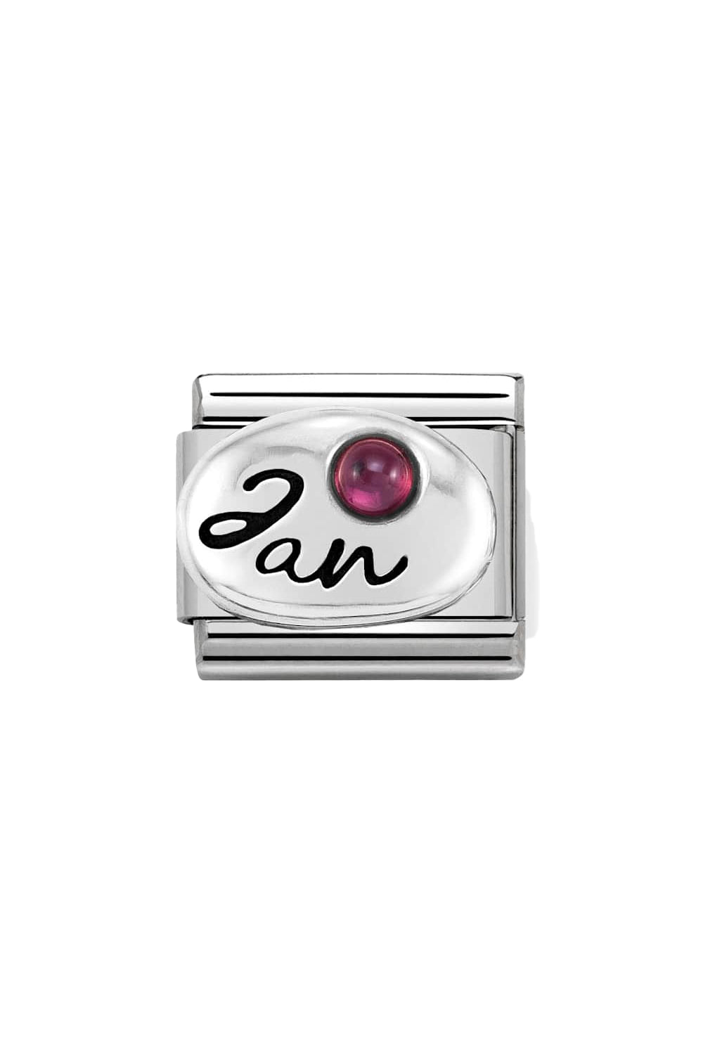 Symbols 925 Sterling Silver Birthstone January
