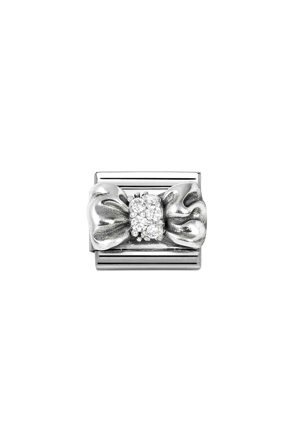 Symbols 925 Sterling Silver Bow White