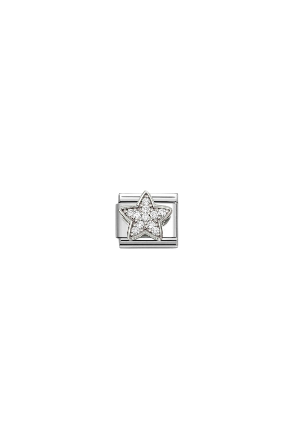 Symbols 925 Sterling Silver & CZ Rich White Star