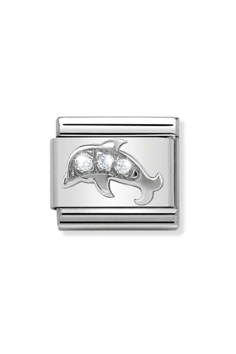 Symbols 925 Sterling Silver with CZ Dolphine