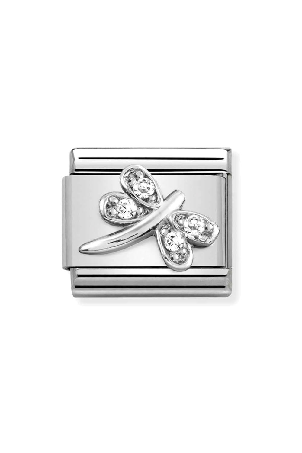 Symbols 925 Sterling Silver with CZ dragonfly