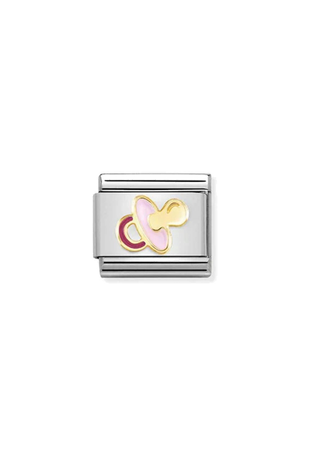 Symbols 9k Rose Gold Pacifier