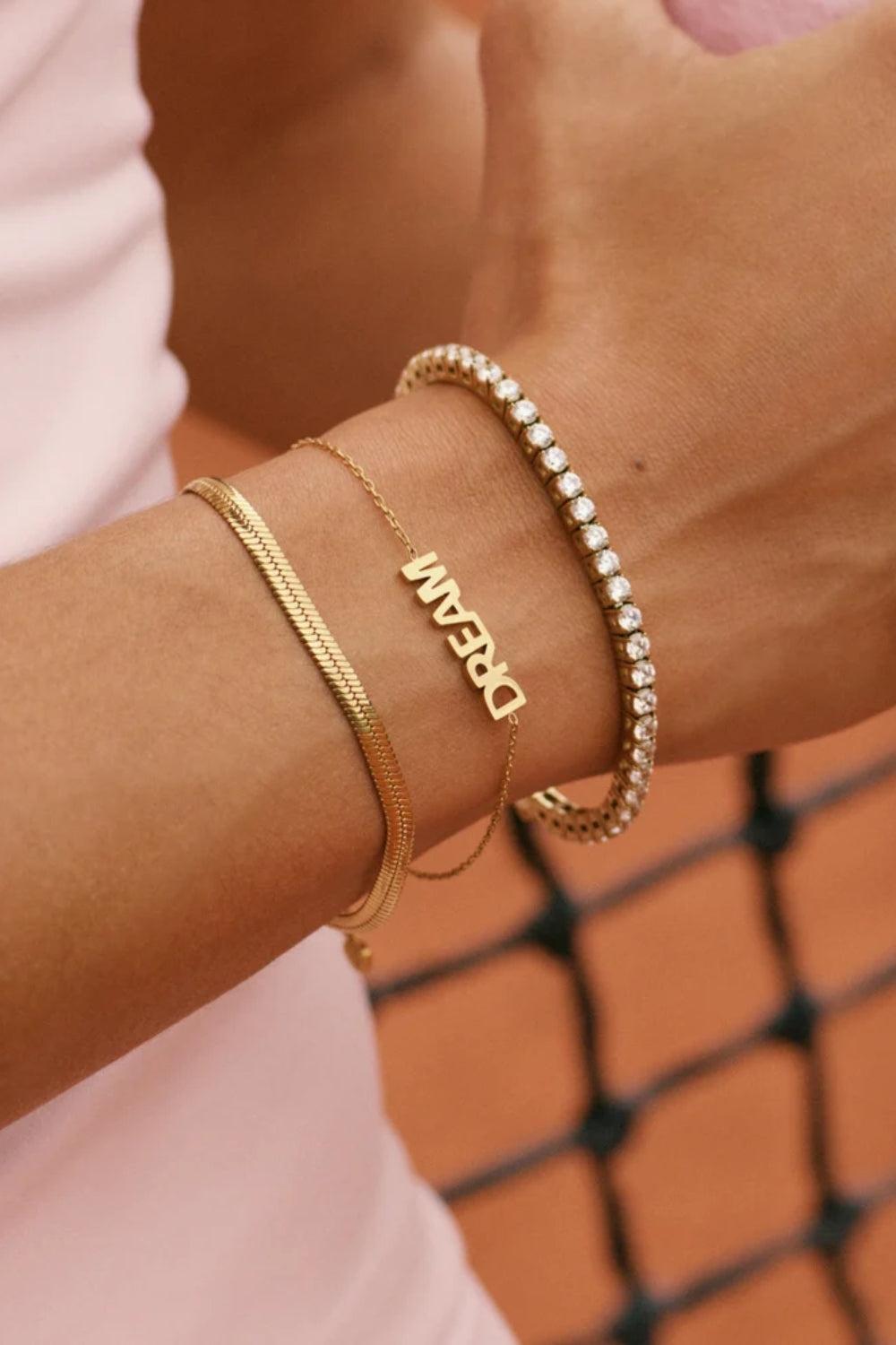 Tennis Bracelet Gold S
